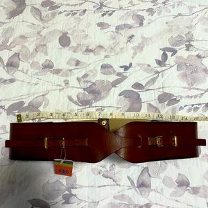 Tory Burch leather and elastic safari belt, size L